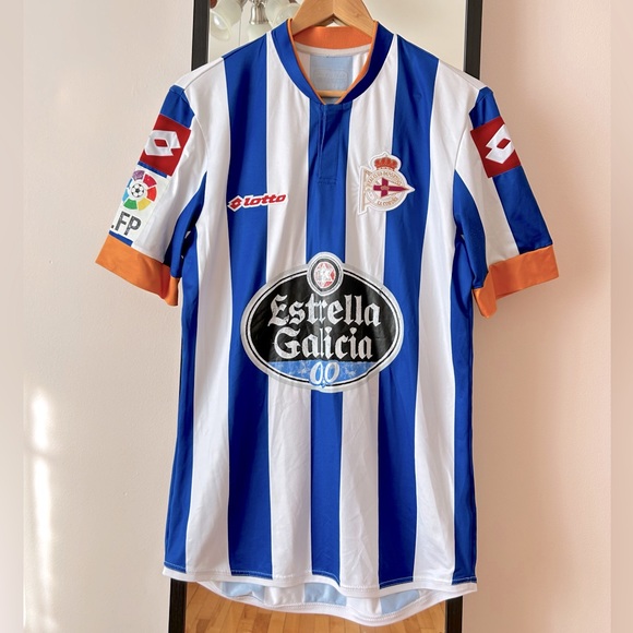 Vintage Other - Vintage 2013 Deportivo La Coruña ⚽️🇪🇸 Lotto soccer jersey shirt La Liga